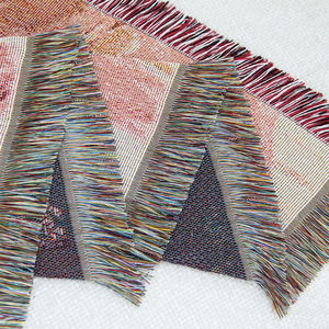 Kustom Kustom Anime permadani perjalanan selimut tenun gaya dengan selimut Jacquard Warp desain pola Anime kustom - Product Image 5