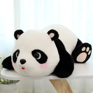 Panda AIFEI TOY Simulated Giant Panda Plush Toy Doll Sleeping Pillow Girl On Bed Street Stall Commemorative Products