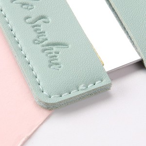 Espejo Compacto Cuadrado Guozun de Cuero PU, Mini Espejo de Maquillaje con Personalización de Logotipo - Product Image 3