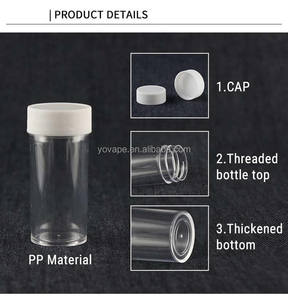 ผู้ผลิตขายส่ง8มิลลิลิตร25มิลลิลิตร30มิลลิลิตรโปร่งใส PS ผลิตภัณฑ์สุขภาพยา8cc 25cc 30cc วิตามินขวดพลาสติกใส - Product Image 2