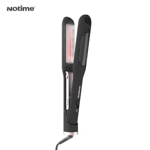 Notime 3D floating panel Steam styler Infrared Hair Straightener with Constant Treatment hair straightening Flat Iron