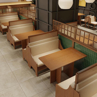 Tables et chaises en bois XZY sur mesure, rétro, confortables, écologiques et durables pour restaurants, cafés, hôtels, centres commerciaux