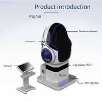 Chaise VR Egg, simulateur de ski 9D, saut à l'élastique, simulateur de vol, machine de jeu de réalité virtuelle pour centre d'arcade intérieur