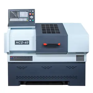 HCD-40 Hoge Precisie Torno Live Tooling Verticale Automatische Draaibank Cnc Slant Bed Draaibank Machine