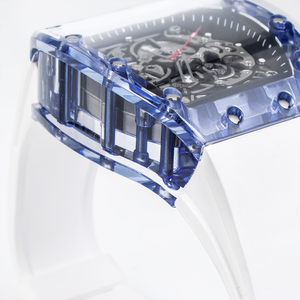 Nouvelle montre squelette personnalisée en gros 2026, mouvement mécanique ajouré, montre-bracelet pour homme en cristal de saphir OEM - Product Image 2