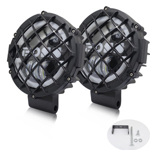ไฟหน้า LED ทรงกลมขนาด 7 นิ้ว ยี่ห้อ Qidewin พร้อมตะแกรงป้องกัน สำหรับรถจักรยานยนต์ รถออฟโรด ไฟสปอร์ตไลท์ 12-24V ป้องกันน้ำและฝุ่นระดับ IP67 - Product Image 5