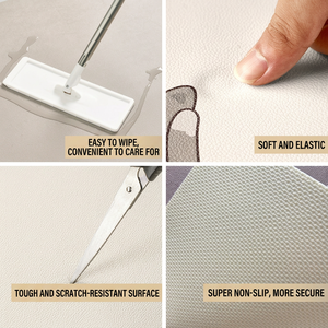 EiffelHome Nouveau Style Tapis d'Entrée Haut de Gamme en PVC Antidérapant Moderne Simple Personnalisable Imperméable Résistant à la Saleté pour Porche - Product Image 5