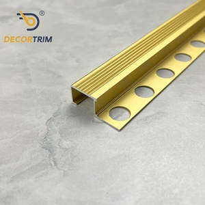 DECORTRIM OEM/ODM diseño moderno aleación de aluminio Flexible antideslizante resistente al agua duradero Borde de <span class=keywords><strong>escalera</strong></span> <span class=keywords><strong>protector</strong></span> de nariz - Product Image 4