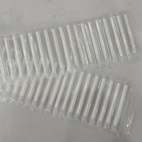 Pailles rétractables jetables en plastique fin de qualité alimentaire PP pour lait et jus