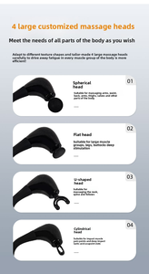 Nueva tecnología para pistola de fascia de relajación muscular portátil de dos máquinas desmontable y desmontable combinada con martillo de masaje - Product Image 5