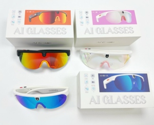 Lunettes intelligentes AIMB-G5 en promotion : traduction IA, caméra 8MP, enregistrement vidéo 1080P, écouteurs ouverts, style sport cyclisme extérieur - Product Image 5
