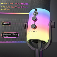 Tendances 2025 : Nouveautés et Idées de Produits Innovants – Microphone Dynamique Cardioïde ZTT42 USB XLR RGB pour Gaming et Podcast