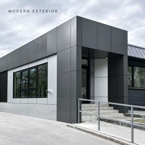 Panel Compuesto de Metal y Plástico de Alto Rendimiento, Revestimiento de Fachada Mate para Obras Exteriores de Apartamentos de Varios Pisos - Product Image 2