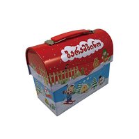 Boîte en étain miniature de haute qualité pour cadeaux de Noël, emballage de lait en poudre, cosmétiques, bonbons