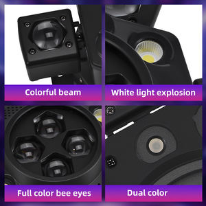 120W LED Mini Head Moving Stage Light Sechs bewaffnete RGBW-Strobe-Effekt DMX512 für OEM/ODM Party Lights - Product Image 4