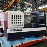 Torno CNC Mini CK6140, Torno CNC de Bancada Plana GSK, Torno CNC Automático GSK FANUC, Torno Horizontal de Trabajo Mediano