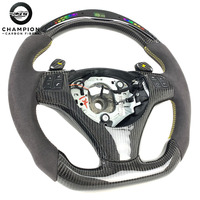 Pour BMW E81 E82 E87 E88 E90 E91 E92 E93 M3 M4 Sport Volant En Fiber De Carbone LED Affichage De Voiture Accessoires