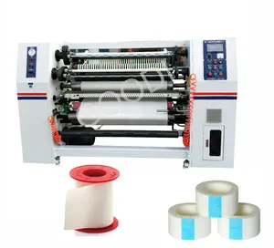 High Quality Best Price PVC gum electrical tape slitter cutter adhesive tape machine for silk/non-woven