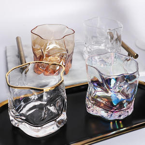 Nouvel arrivage de verres à liqueur en verre classique de roche et de gros verres à liqueur en cristal aux couleurs personnalisées - Product Image 2