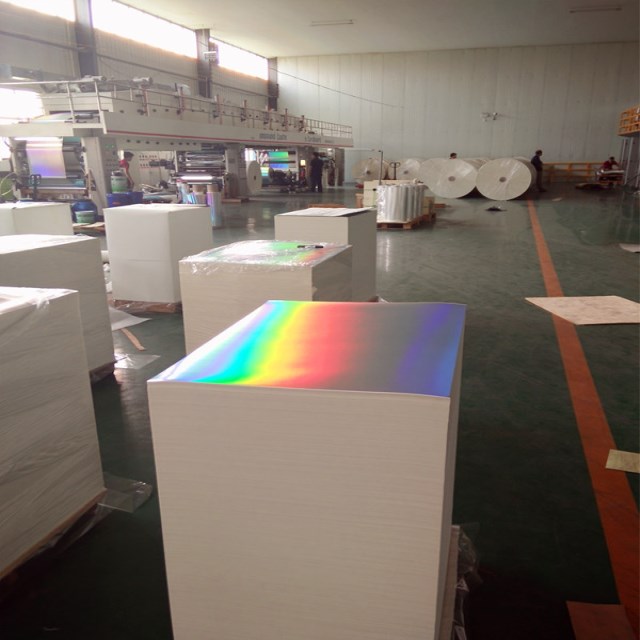 Holographic Paper/paperboard/cardboard/card/sheet/board