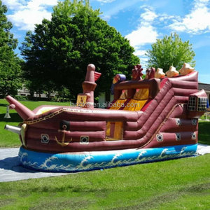 Château gonflable de bateau de pirate bon marché utilisé bonne maison de rebond de PVC à vendre - Product Image 1