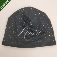 Bonnet personnalisé avec strass imprimés sur mesure, casquette de course pour femme, bonnet de ski tendance pour homme, vente en gros