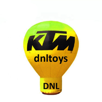 Ballon à air chaud gonflable avec logo personnalisé, ballon publicitaire gonflable géant pour l'activité commerciale des festivals de musique de fête de mariage