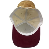 Hoge Kwaliteit Twee Tone Geborduurde Logo Heren 5 Panel Running Golfbasis Bal Cap Custom Ball Cap Vrouwen
