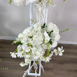 Fleurs artificielles personnalisées pour fond de mariage, arche de fleurs pour demande en mariage de la Saint-Valentin - Product Image 4