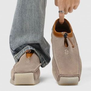 Nuevos Mocasines Casuales Relajados para Hombre con Parte Superior de Cuero Genuino y Suela de PU, Zapatos con Amortiguación de Moda para Primavera y Otoño - Product Image 4