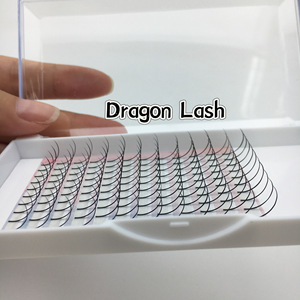 Chine Usine Soie Cachemire Premade Cils Doux Unique Soie Premade Pointes Cils Moelleux Faux Cils Maquillage - Product Image 5