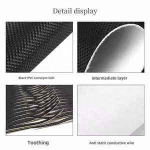 حزام ناقل رياضي جديد مضاد للكهرباء الساكنة ومتين من البولي فينيل كلوريد (PVC) صالح للطعام، قابل للتعديل السرعة، حزام مشي صغير، حاصل على شهادتي ISO و CE - Product Image 4