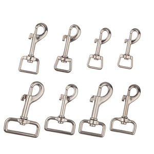 Gancho en forma de P con cola cuadrada, gancho de aleación de zinc para bolsos y artículos para mascotas - Product Image 2