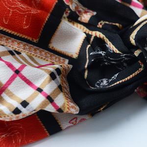 عصابة رأس قطنية مطبوعة جديدة مع زهور، ربطة شعر مرنة للنساء، إكسسوارات شعر عريضة - Product Image 6