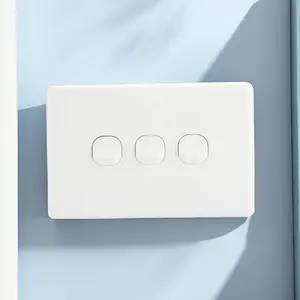 YOUU Famous 250V Products Light Control PC OEM Color 3 Gang Electric Wall Switch