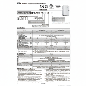 Catégorie de produit Équipement de refroidissement HRL100-W-40 SMC Pneumatics Thermo-Chiller - Product Image 1
