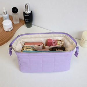 Trousse de Maquillage Matelassée Premium Grande Capacité, Organisateur de Voyage Cosmétique Portable, Pochette de Toilette Polyvalente pour Femme, <span class=keywords><strong>Sac</strong></span> de Lavage Cadeau - Product Image 4