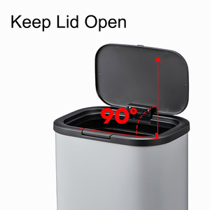 <span class=keywords><strong>Cubo</strong></span> <span class=keywords><strong>de</strong></span> <span class=keywords><strong>Basura</strong></span> Moderno <span class=keywords><strong>Alto</strong></span> con Patas Elevadas 90 °   <span class=keywords><strong>Cubo</strong></span> <span class=keywords><strong>de</strong></span> <span class=keywords><strong>Basura</strong></span> Elegante con Tapa Abierta <span class=keywords><strong>y</strong></span> Contenedor Interior Extraíble para Cocina <span class=keywords><strong>y</strong></span> Sala <span class=keywords><strong>de</strong></span> Estar - Product Image 3