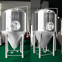 Cuve de fermentation isobare professionnelle en acier inoxydable de 1000 L (10 BBL) pour la fabrication de bière et d'alcool, à vendre