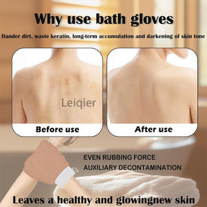 Guanti Esfolianti Personalizzati con Logo, Guanti da Massaggio Esfoliante per Doccia, Adatti a Tutti i Tipi di Pelle - Product Image 4