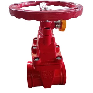 Vanne à opercule Longyao Shuangyong DN150 PN16 à opercule simple, joint souple flexible, raccord à collier pour la libération d'eau - Product Image 1