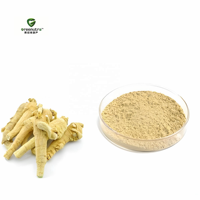 Extrait de ginseng américain Panax Quinquefolius 5% Ginsénosides Poudre d'herbes naturelles pour complément alimentaire