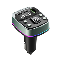 Lecteur MP3 portable pour voiture GZ08, charge rapide PD35W, véritable stéréo BT 5.4, transmetteur FM mains libres, chargeur certifié CE
