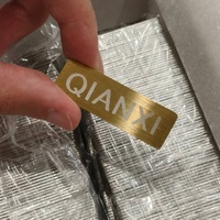 Étiquettes de parfum en métal, autocollants pour bouteilles, logo en aluminium gaufré, designs personnalisés