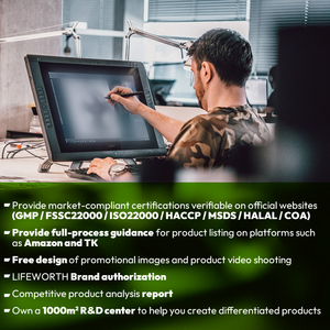 LIFEWORTH Complément alimentaire complexe de <span class=keywords><strong>vitamine</strong></span> <span class=keywords><strong>B</strong></span> en capsules pour améliorer l'immunité et la santé du cerveau - Product Image 6