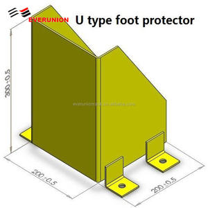 Protecteur Droit en acier Enduit de Poudre de Support de Palette En Acier Protecteur Vertical - Product Image 2