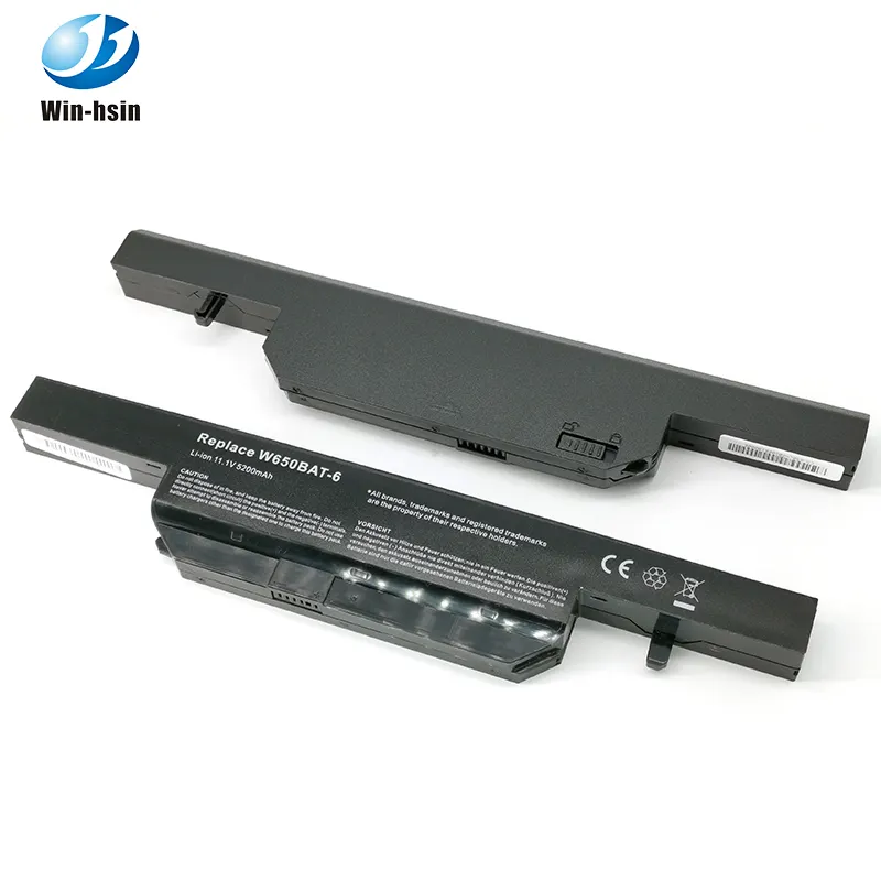 Laptop battery sticker for W650BAT-6 for K570N K710C K610C K590C W650 notebook battery