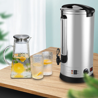 Chaudière à eau électrique ETL 30L en acier inoxydable à double paroi pour restaurant