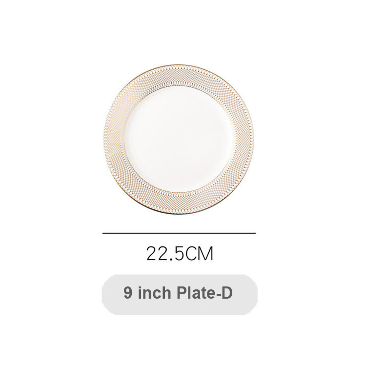 9 pouces Plate-D