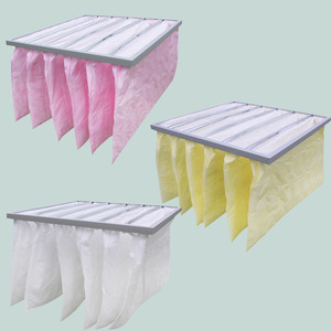 Filtre à air de poche à cadre métallique à efficacité moyenne, prix abordable, pré-filtre, filtre à sac 3 µm - Product Image 4